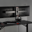 Alterzone Pro Duo Gaming Monitor Stand, Black - DELENordic.com Alterzone Pro Duo Gaming Monitor Stand, Black